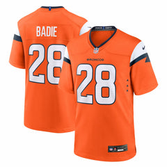 Tyler Badie  Team Game Jersey - Denver Broncos Jerseys