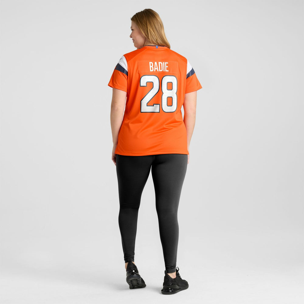 Tyler Badie  Women's Team Game Jersey - Denver Broncos Jerseys