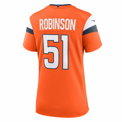 Que Robinson  Women's Team Game Jersey - Denver Broncos Jerseys