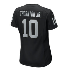 Dont'e Thornton Jr.  Women's Team Game Jersey - Las Vegas Raiders Jerseys