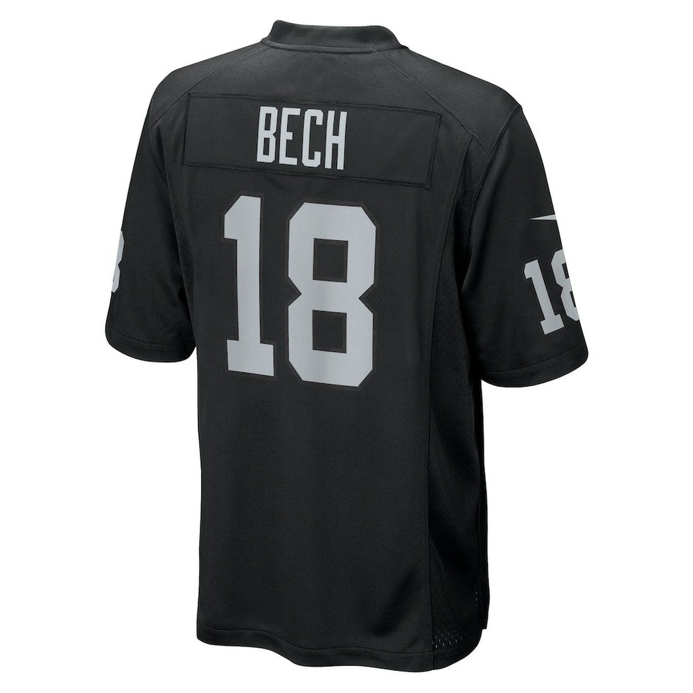 Jack Bech  Team Game Jersey - Las Vegas Raiders Jerseys
