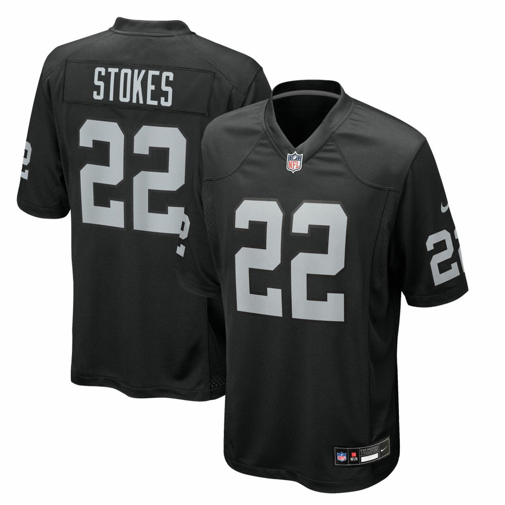 Eric Stokes  Team Game Jersey - Las Vegas Raiders Jerseys