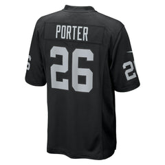 Darien Porter  Team Game Jersey - Las Vegas Raiders Jerseys