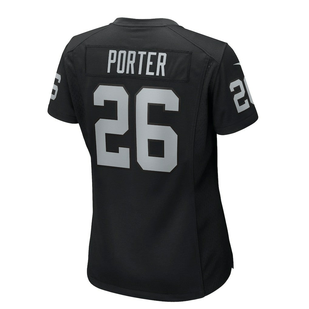 Darien Porter  Women's Team Game Jersey - Las Vegas Raiders Jerseys