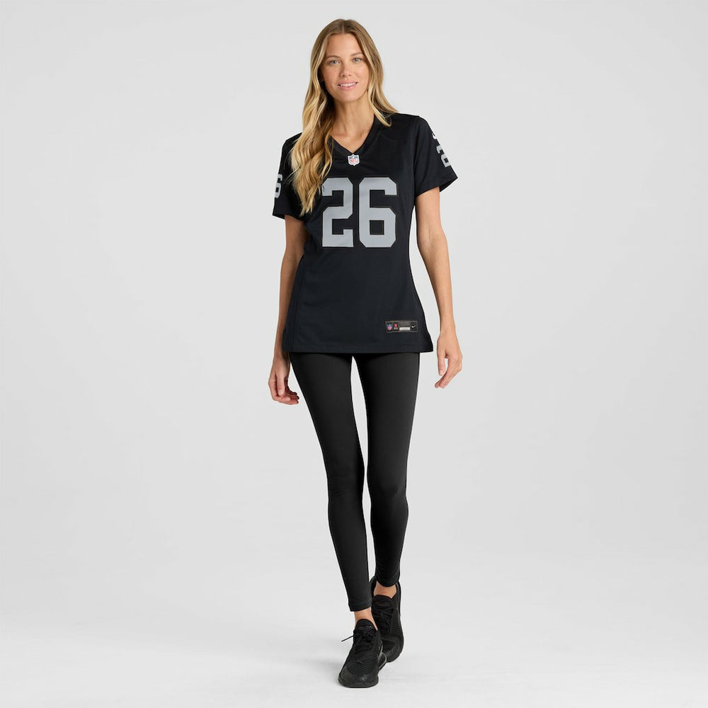 Darien Porter  Women's Team Game Jersey - Las Vegas Raiders Jerseys