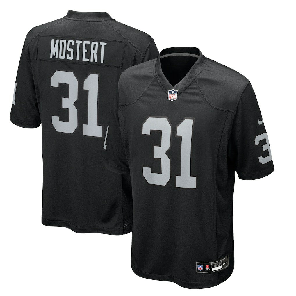 Raheem Mostert  Team Game Jersey - Las Vegas Raiders Jerseys