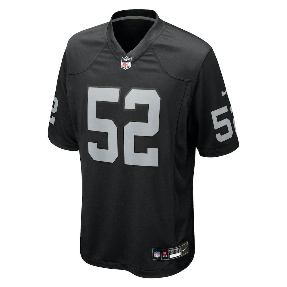 Elandon Roberts  Team Game Jersey - Las Vegas Raiders Jerseys