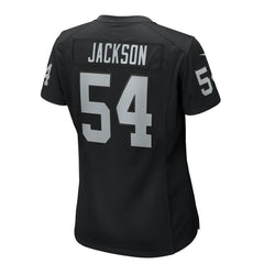 Brennan Jackson  Women's Team Game Jersey - Las Vegas Raiders Jerseys