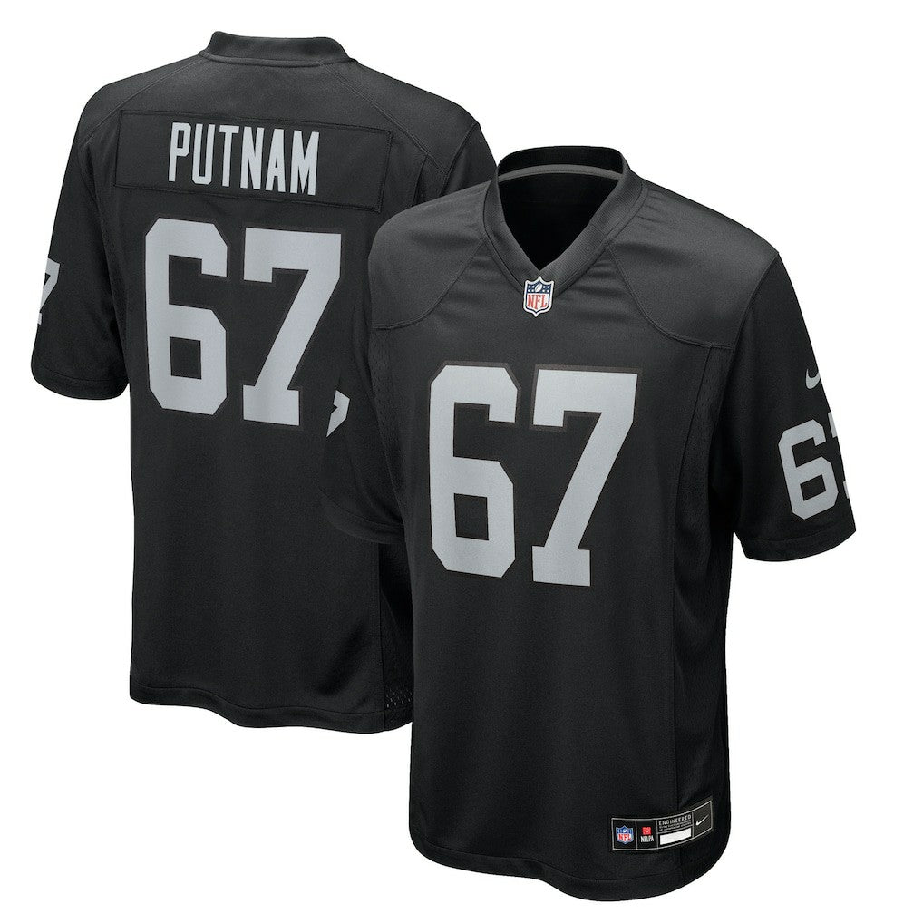 Will Putnam  Team Game Jersey - Las Vegas Raiders Jerseys