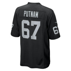 Will Putnam  Team Game Jersey - Las Vegas Raiders Jerseys