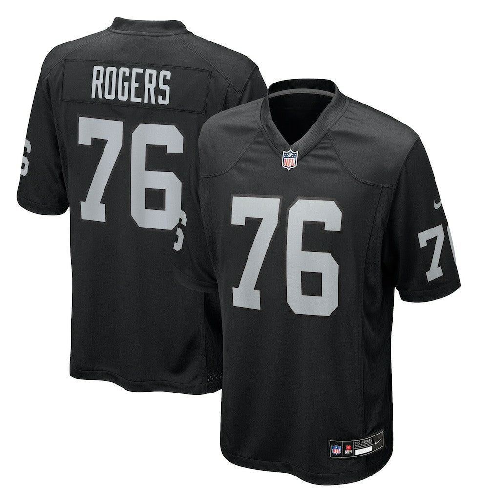 Caleb Rogers  Team Game Jersey - Las Vegas Raiders Jerseys