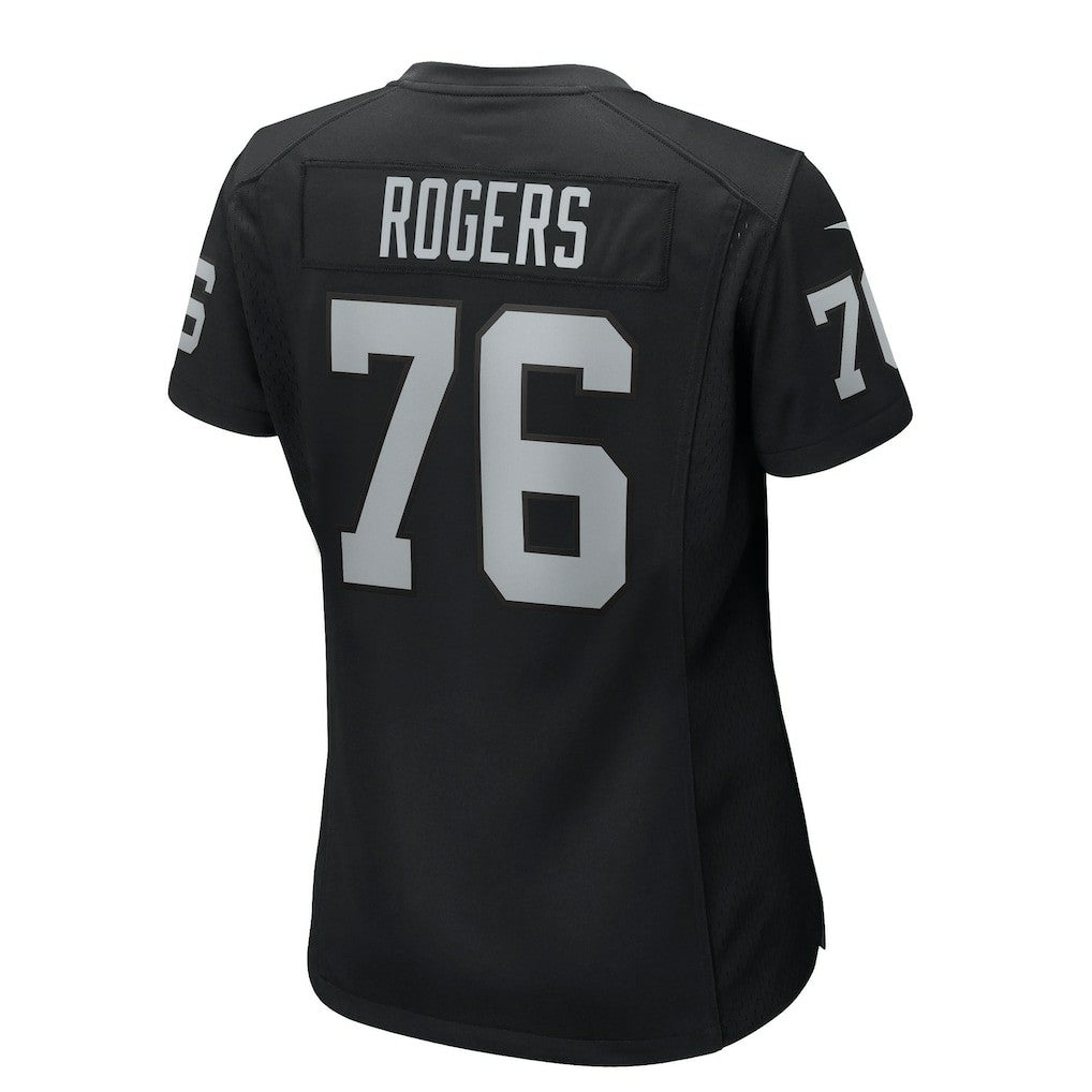 Caleb Rogers  Women's Team Game Jersey - Las Vegas Raiders Jerseys