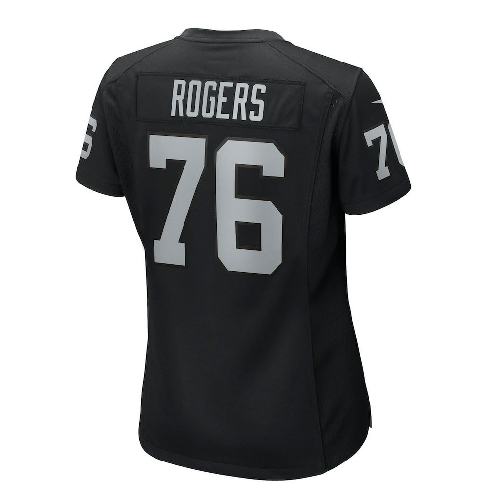Caleb Rogers  Women's Team Game Jersey - Las Vegas Raiders Jerseys