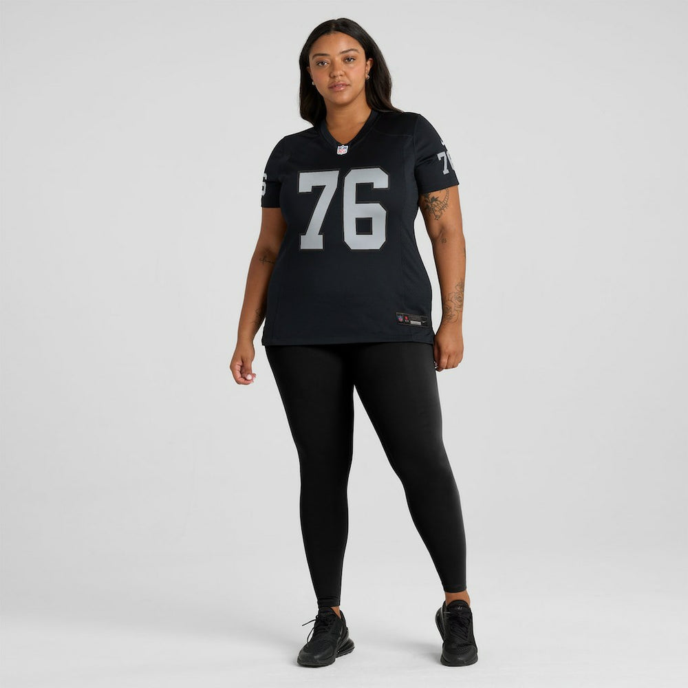 Caleb Rogers  Women's Team Game Jersey - Las Vegas Raiders Jerseys