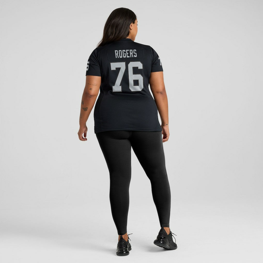 Caleb Rogers  Women's Team Game Jersey - Las Vegas Raiders Jerseys