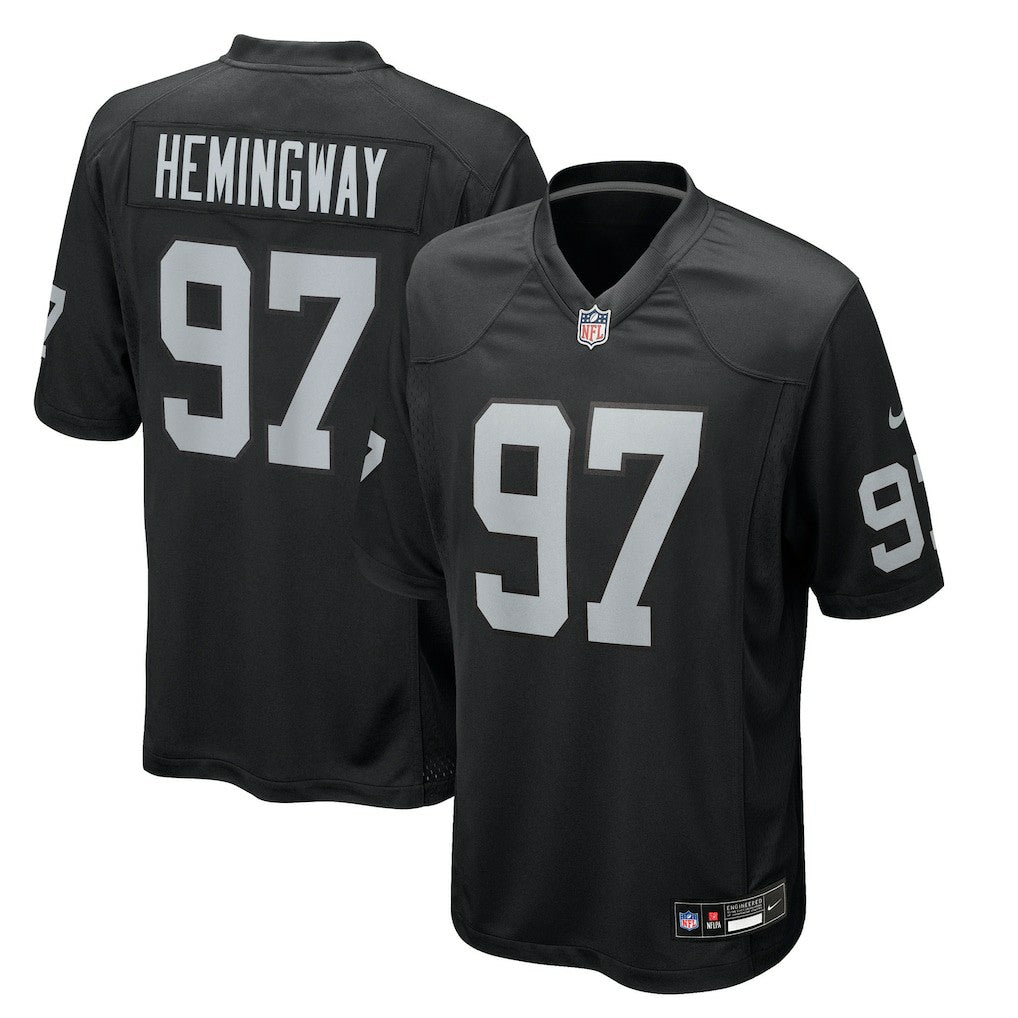 Tonka Hemingway  Team Game Jersey - Las Vegas Raiders Jerseys