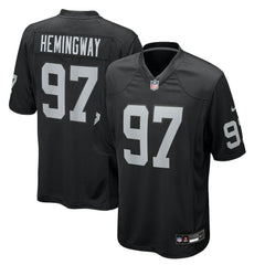 Tonka Hemingway  Team Game Jersey - Las Vegas Raiders Jerseys