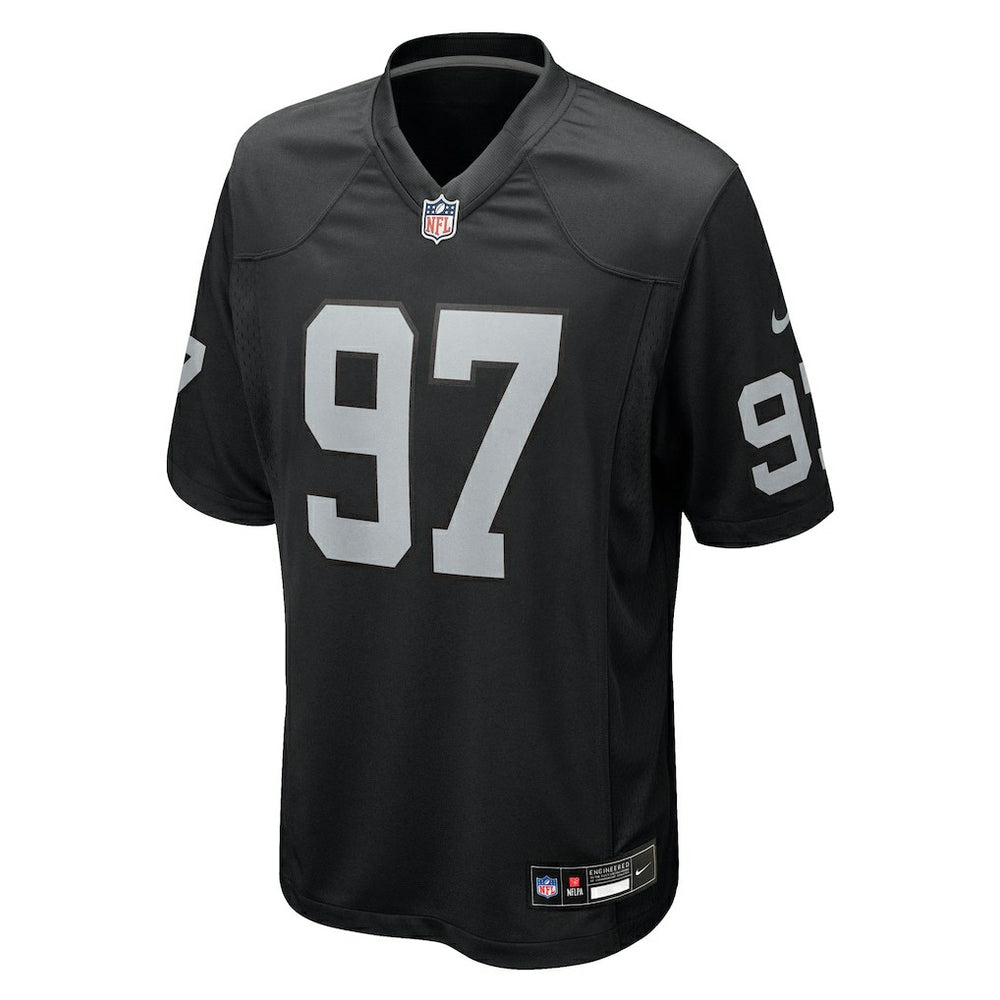 Tonka Hemingway  Team Game Jersey - Las Vegas Raiders Jerseys