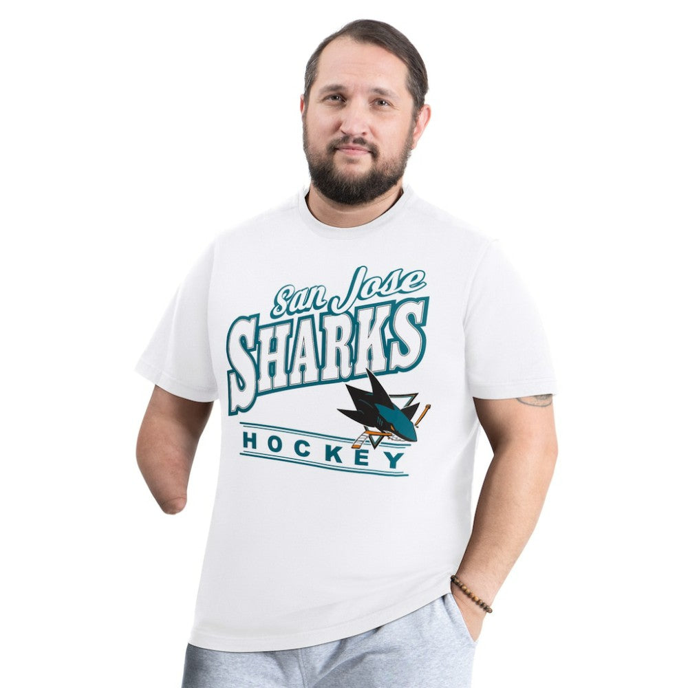 NHL San Jose Sharks G-III Sports by Carl Banks Adaptive Headliner T-Shirt