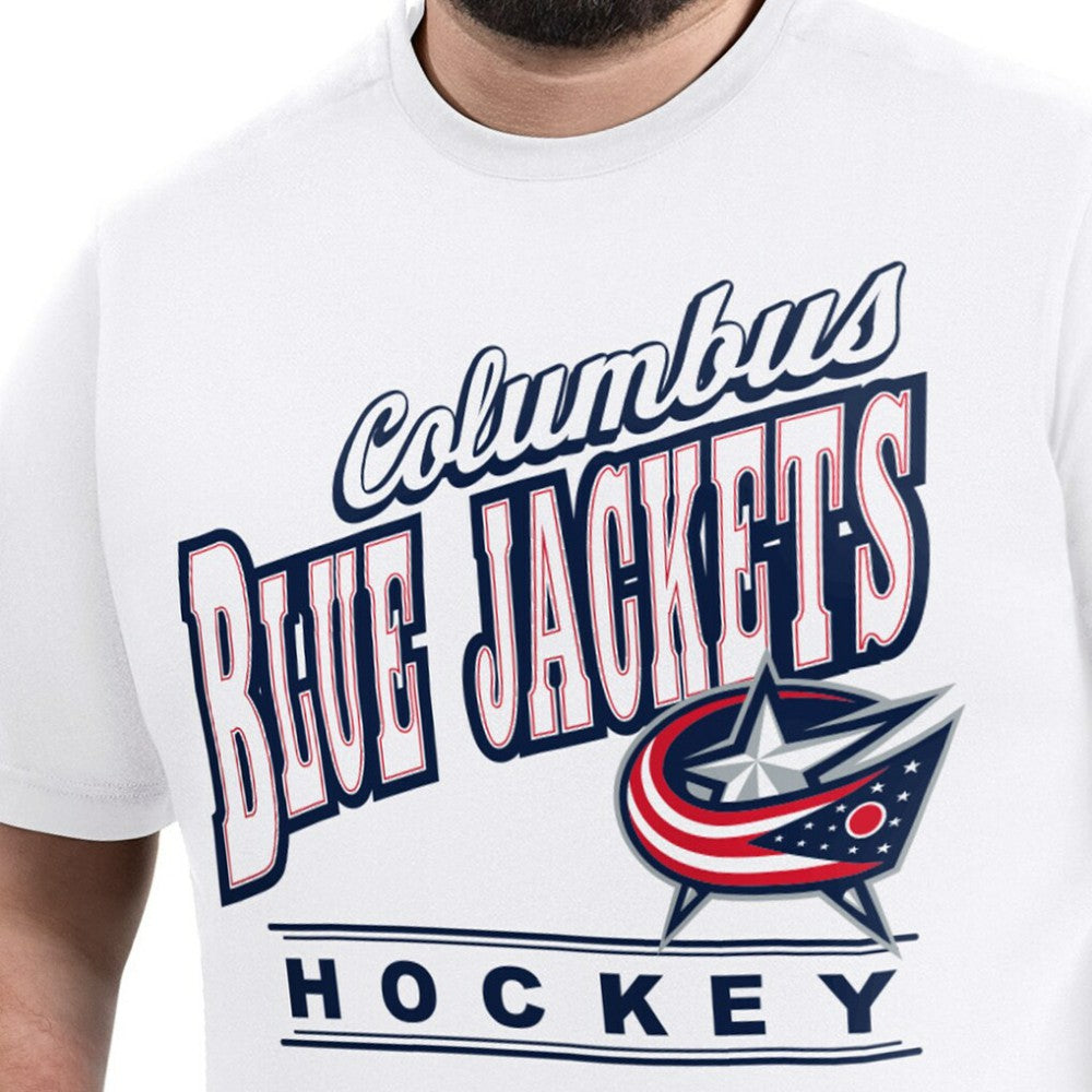 NHL Columbus Blue Jackets G-III Sports by Carl Banks Adaptive Headliner T-Shirt