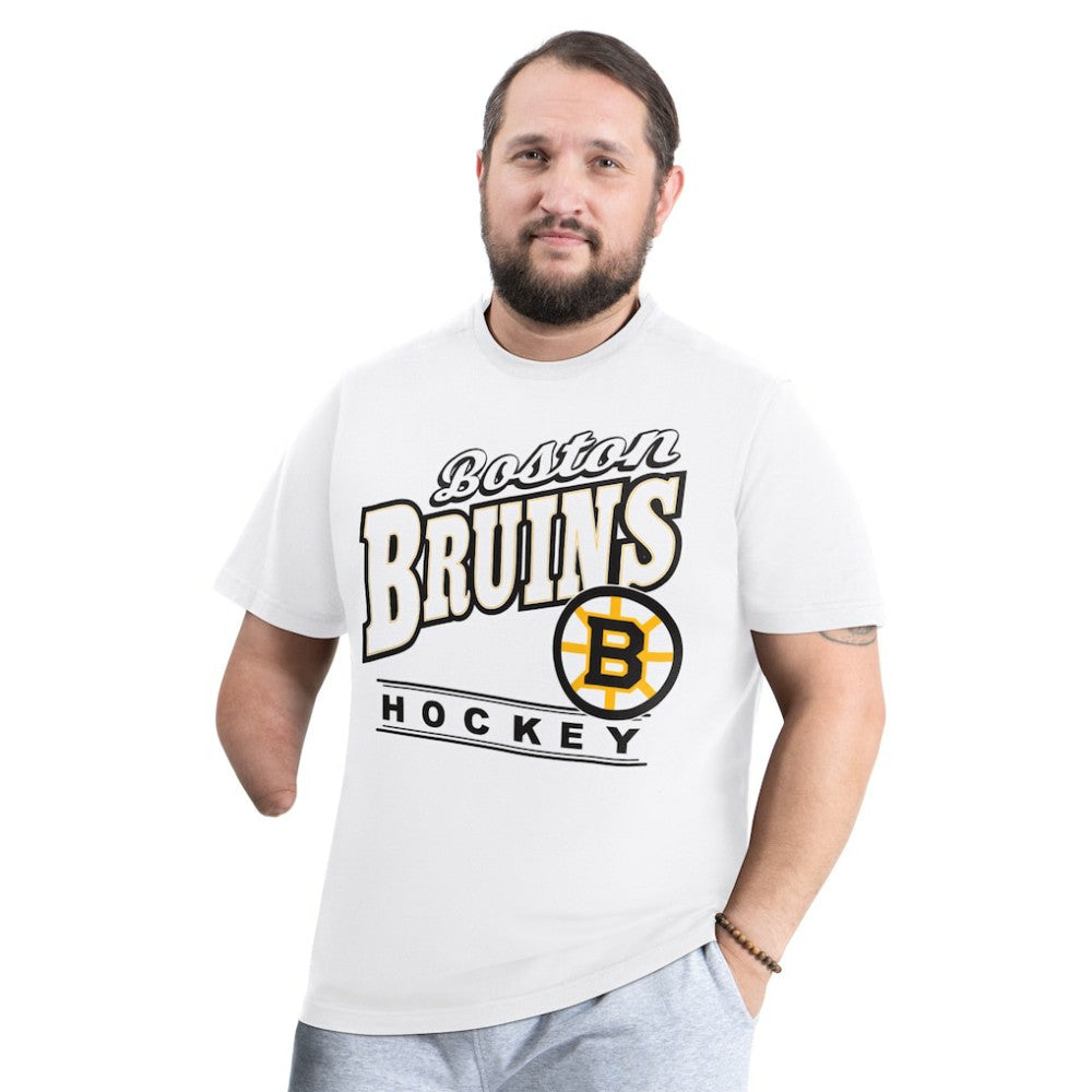 NHL Boston Bruins G-III Sports by Carl Banks Adaptive Headliner T-Shirt
