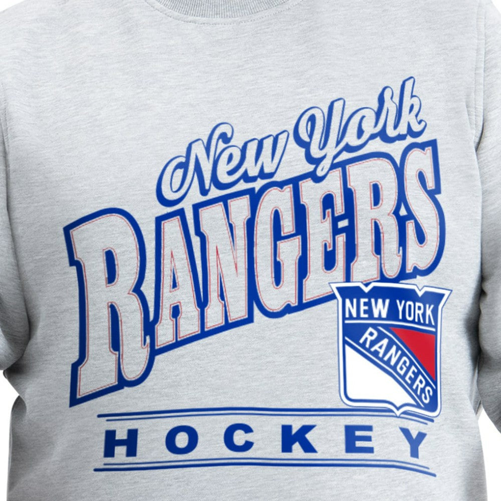 NHL New York Rangers G-III Sports by Carl Banks Adaptive Headliner Fleece Sweatshirt