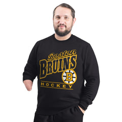 NHL Boston Bruins G-III Sports by Carl Banks Adaptive Headliner Fleece Sweatshirt