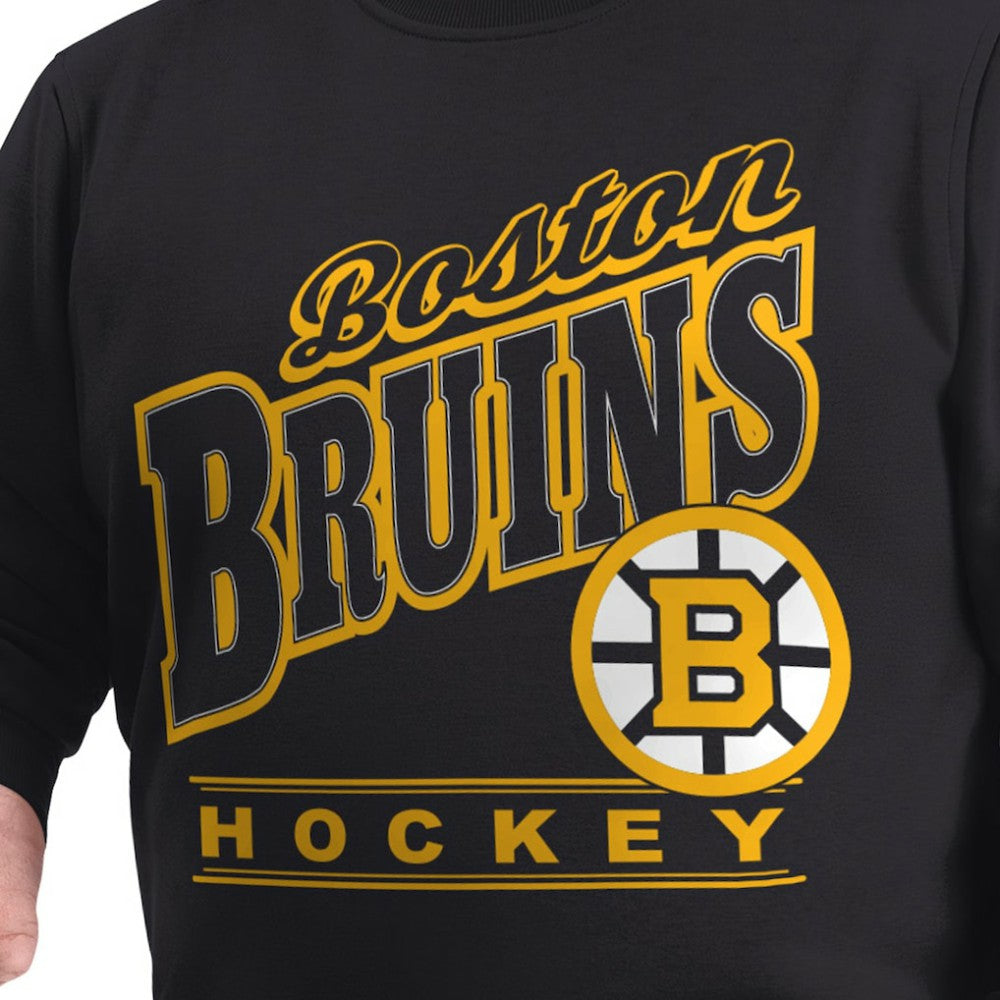 NHL Boston Bruins G-III Sports by Carl Banks Adaptive Headliner Fleece Sweatshirt