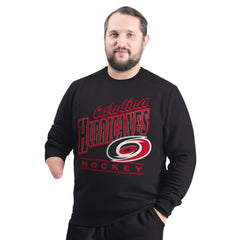 NHL Carolina Hurricanes G-III Sports by Carl Banks Adaptive Headliner Fleece Sweatshirt