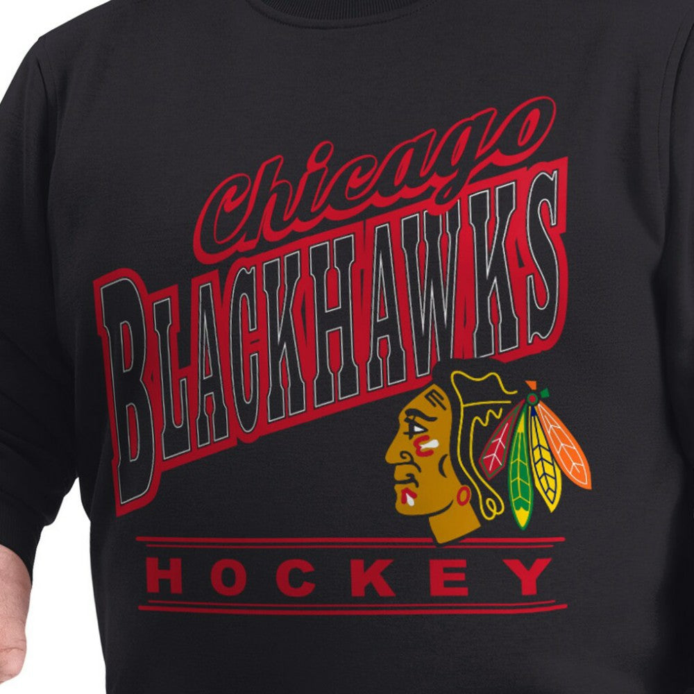 NHL Chicago Blackhawks G-III Sports by Carl Banks Adaptive Headliner Fleece Sweatshirt