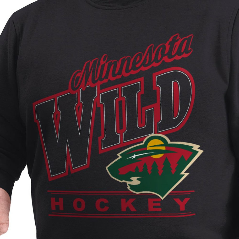 NHL Minnesota Wild G-III Sports by Carl Banks Adaptive Headliner Fleece Sweatshirt