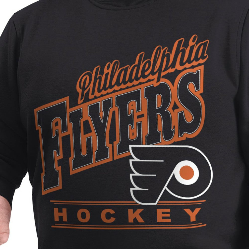 NHL Philadelphia Flyers G-III Sports by Carl Banks Adaptive Headliner Fleece Sweatshirt
