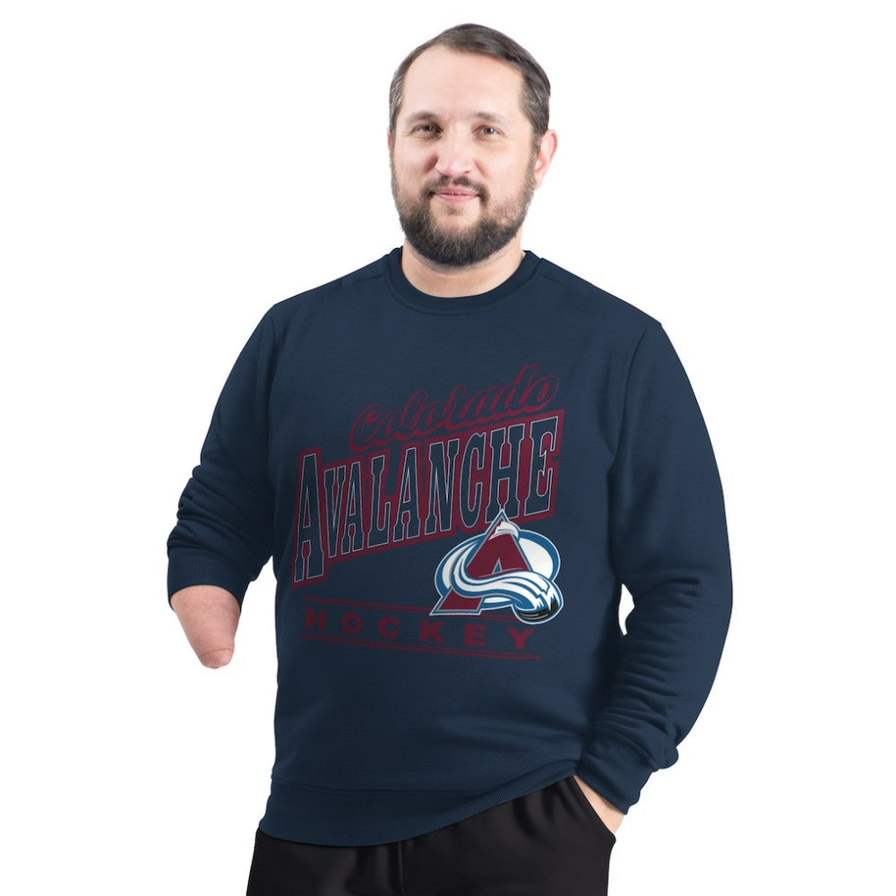 NHL Colorado Avalanche G-III Sports by Carl Banks Adaptive Headliner Fleece Sweatshirt