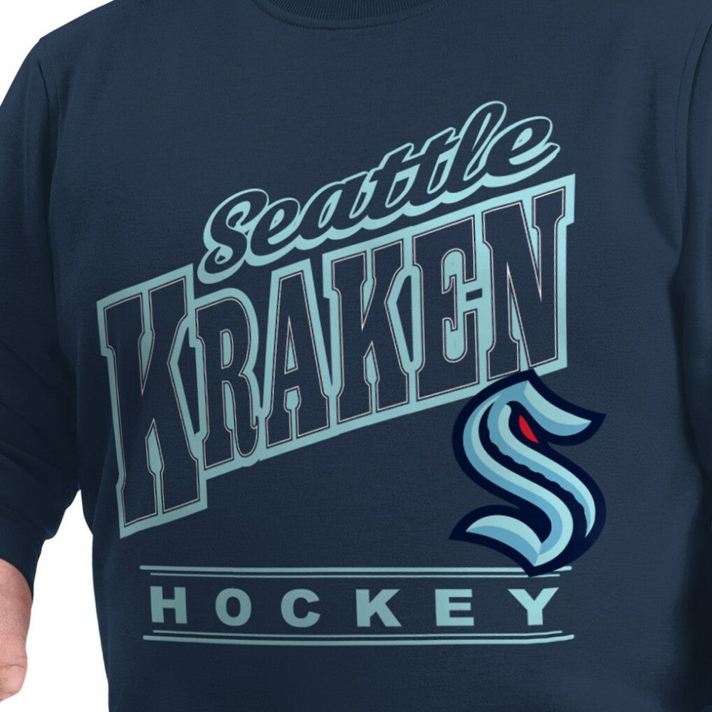 NHL Seattle Kraken G-III Sports by Carl Banks Adaptive Headliner Fleece Sweatshirt