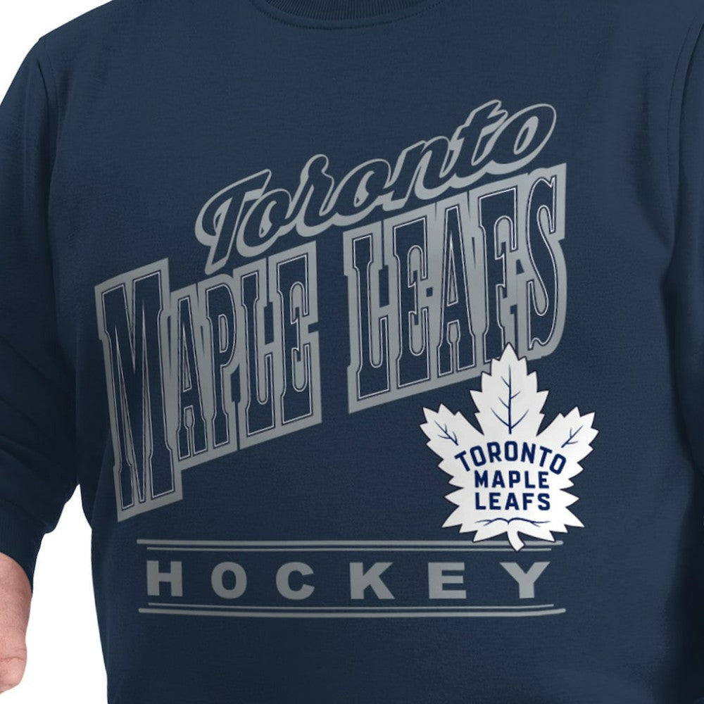 NHL Toronto Maple Leafs G-III Sports by Carl Banks Adaptive Headliner Fleece Sweatshirt