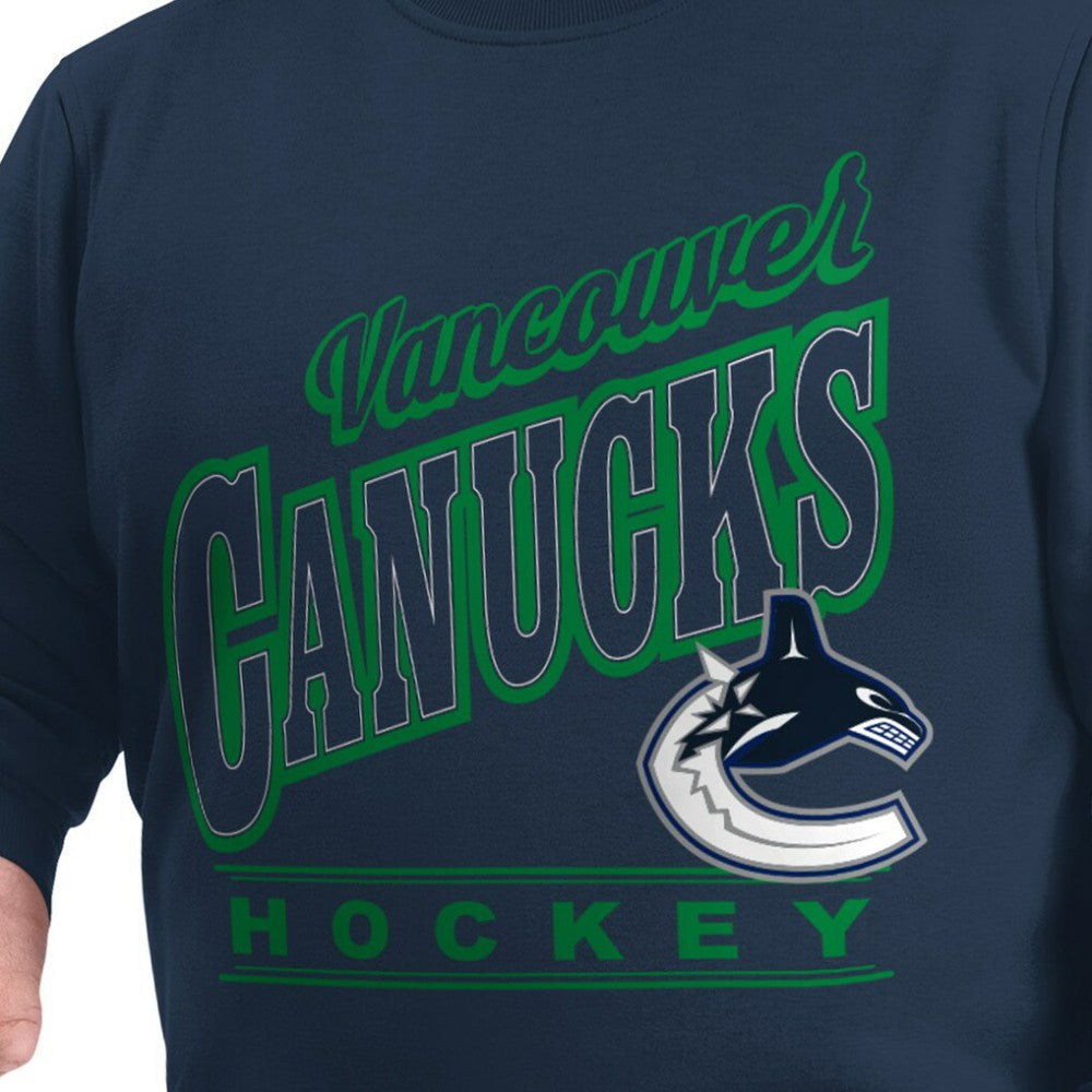 NHL Vancouver Canucks G-III Sports by Carl Banks Adaptive Headliner Fleece Sweatshirt