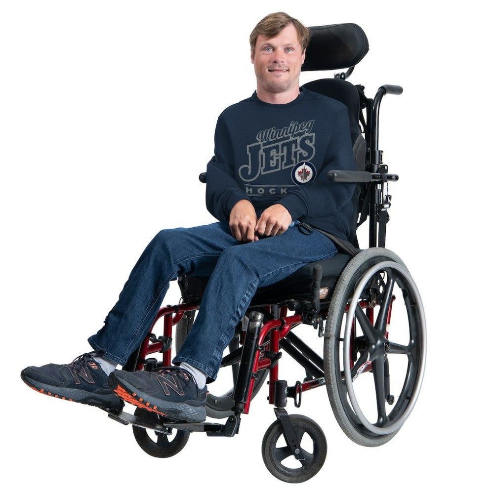 NHL Winnipeg Jets G-III Sports by Carl Banks Adaptive Headliner Fleece Sweatshirt
