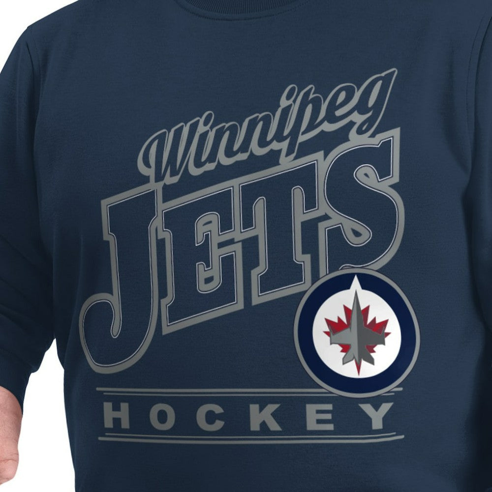 NHL Winnipeg Jets G-III Sports by Carl Banks Adaptive Headliner Fleece Sweatshirt