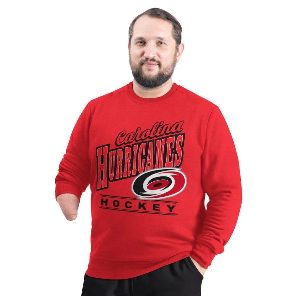 NHL Carolina Hurricanes G-III Sports by Carl Banks Adaptive Headliner Fleece Sweatshirt