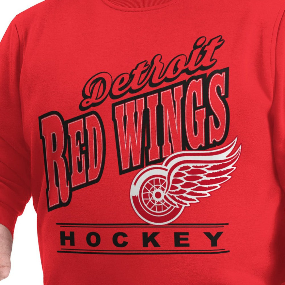 NHL Detroit Red Wings G-III Sports by Carl Banks Adaptive Headliner Fleece Sweatshirt