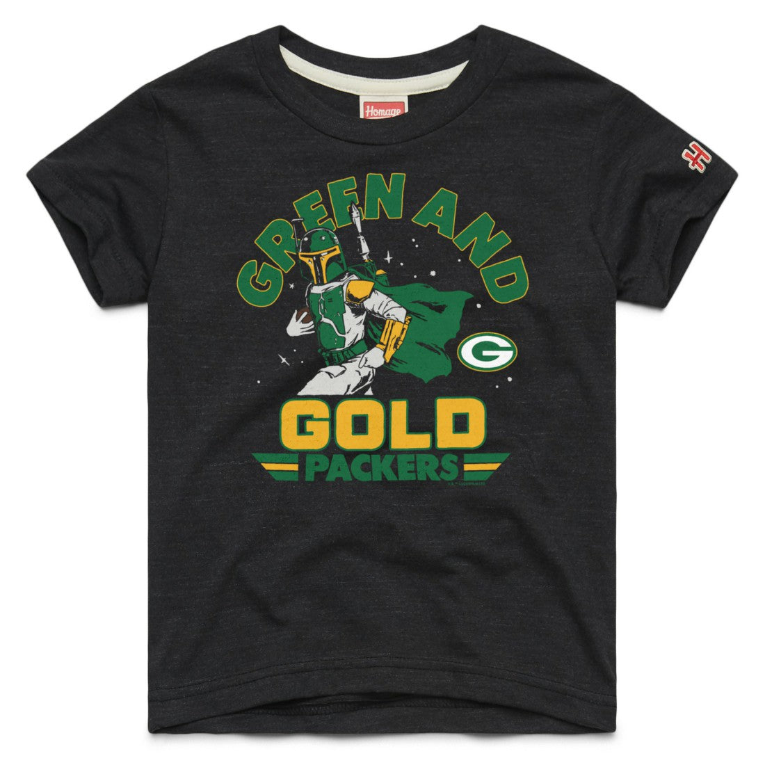 Homage Youth Star Wars x NFL Tri-Blend T-Shirt - Green Bay Packers T-shirts