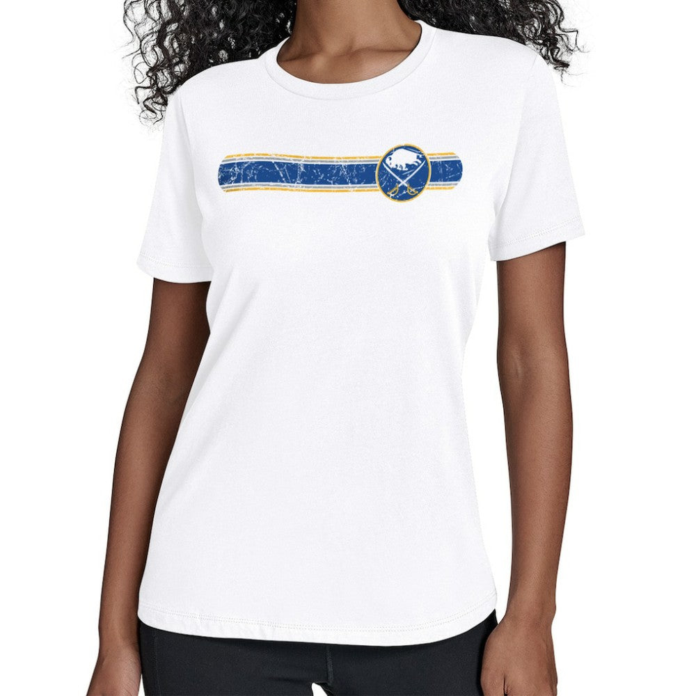 NHL Buffalo Sabres Starter Women's Team Stripe T-Shirt