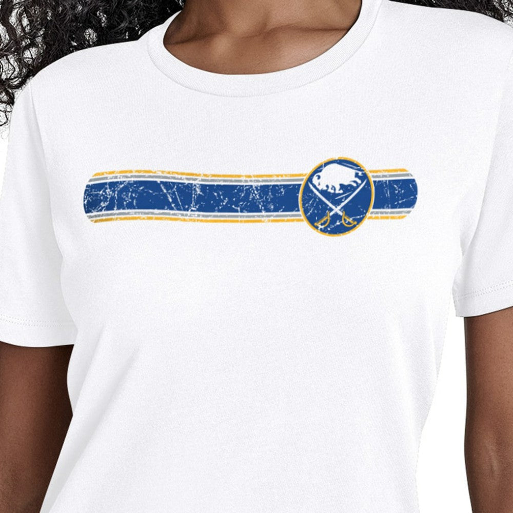 NHL Buffalo Sabres Starter Women's Team Stripe T-Shirt