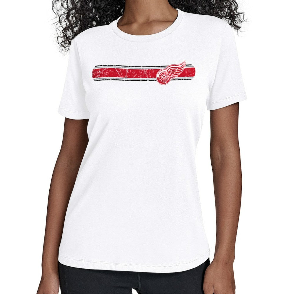 NHL Detroit Red Wings Starter Women's Team Stripe T-Shirt