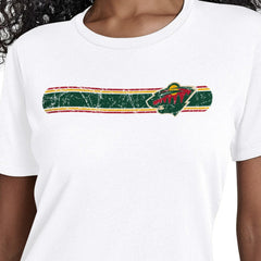 NHL Minnesota Wild Starter Women's Team Stripe T-Shirt