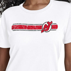 NHL New Jersey Devils Starter Women's Team Stripe T-Shirt