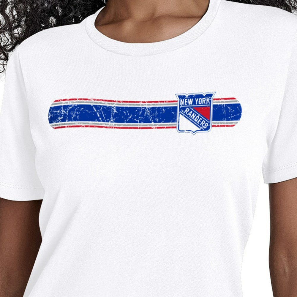 NHL New York Rangers Starter Women's Team Stripe T-Shirt