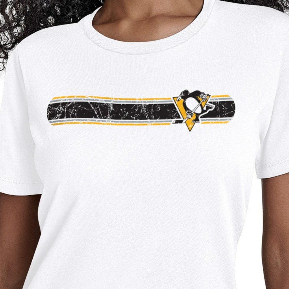 NHL Pittsburgh Penguins Starter Women's Team Stripe T-Shirt