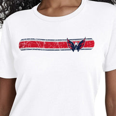 NHL Washington Capitals Starter Women's Team Stripe T-Shirt