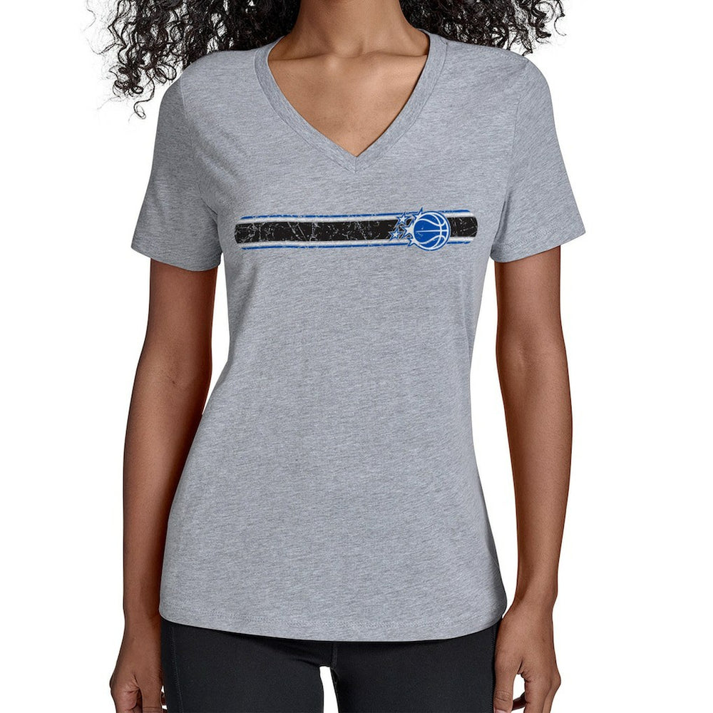 Orlando Magic Starter Women's Team Stripe V-Neck T-Shirt
